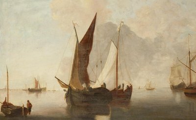 The Passing Boats by After John Sell Cotman